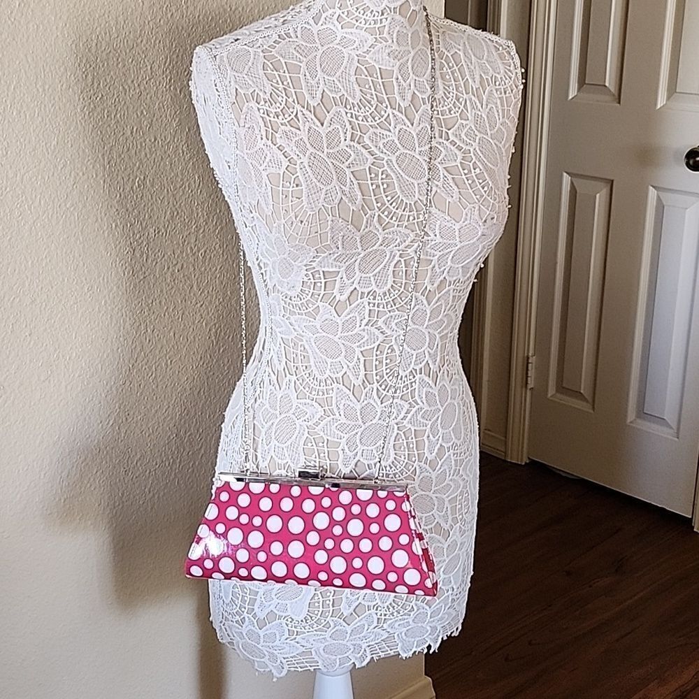 Neiman Marcus‎ Rockabilly Retro 50's Inspired Barbiecore Pinup Polka Dot Bag